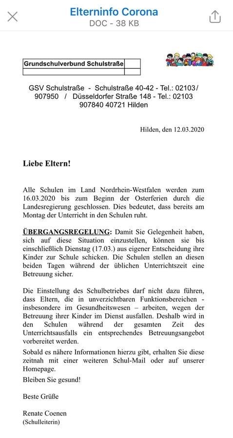 Bild vergr&ouml;&szlig;ern: 20200313_Elternbrief Schließung