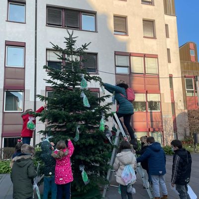Bild vergr&ouml;&szlig;ern: Baum schmücken 2