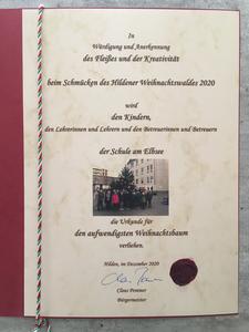 Bild vergr&ouml;&szlig;ern: Urkunde_Hilden