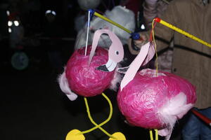 Bild vergr&ouml;&szlig;ern: Flamingolaternen